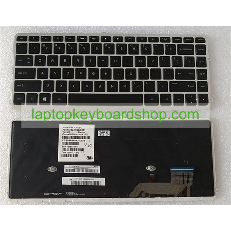 727503-001, pk130uk2b00, sg-61800-xua, sn7125bl, v140802a, keyboard