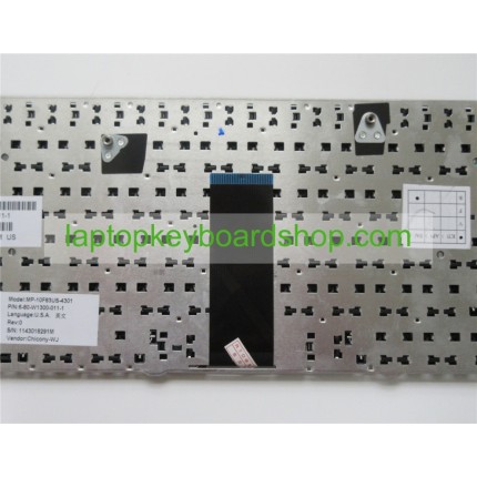 MP-10F83US-4301, 6-80-W1300-011-1, 1143018291M, keyboard