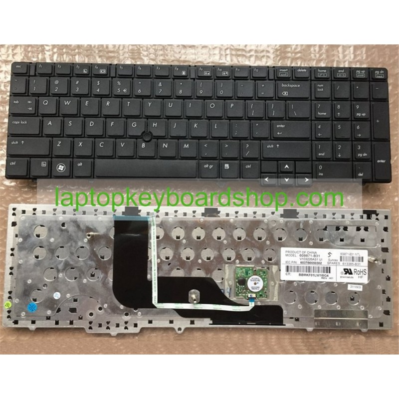 583293-001, 609877-001, 609877-141, V103202BS1, 6037B0046701, keyboard